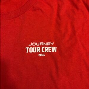 Journey tour crew staff only XL Nwot